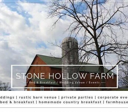 Stone Hollow Farms Bed and Breakfast Mercersburg Exterior foto